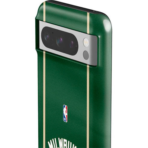 NBA Milwaukee Bucks Jersey Google Pixel 8 Pro Impact Case